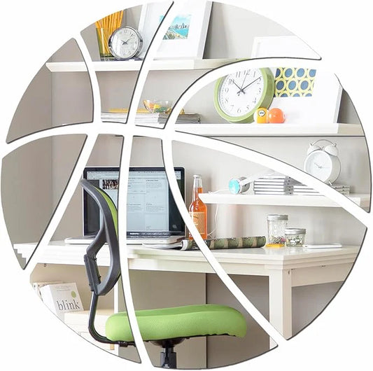 Basketball Shaped Acrylic Mirror - Best For Home & Play court