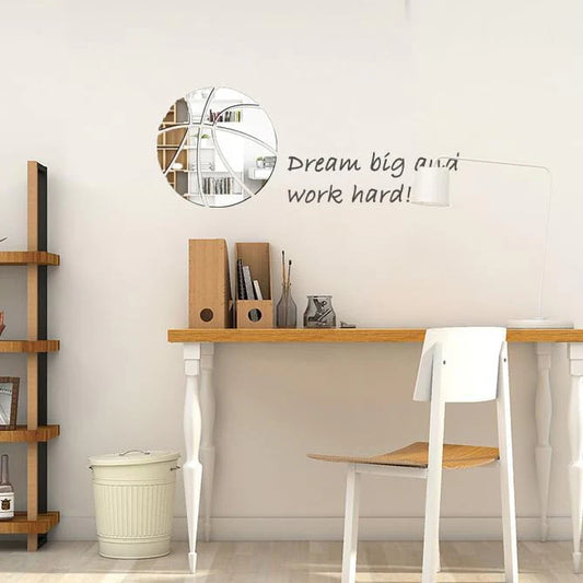 Basketball Shaped Acrylic Mirror - Best For Home & Play court