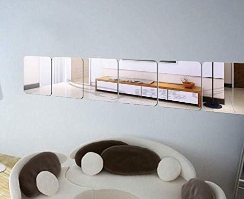 Square Shape Acrylic Mirror | Home Wall Decor