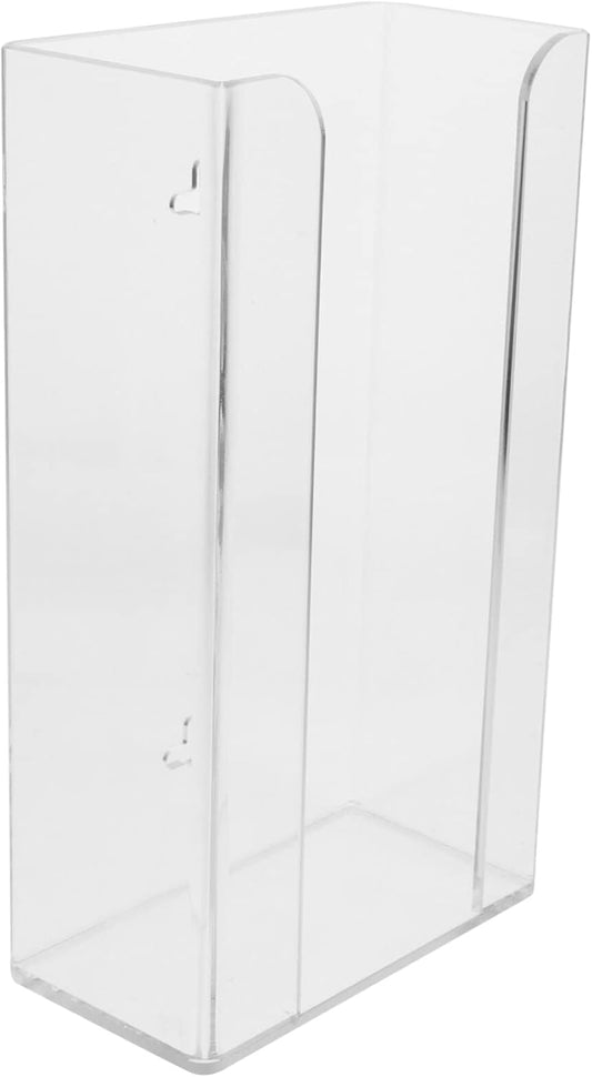 Box Shoe Covers Dispenser Napkin Basket Disposable Gloves Dispenser Acrylic Glove Holder Glove Box Storage Rack Wall-mounted Work