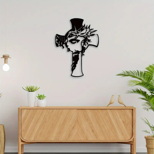 Jesus Chirst and Cross - Christmas Wall Decor