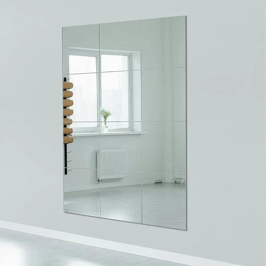 Square Acrylic Mirror Set - Home Decor Wall Mirror
