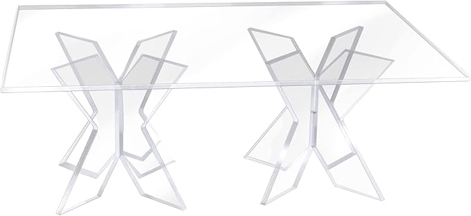 Acrylic Display Stand - Buffet Serving Tray Riser - Cupcakes, Pastries, Appetizers (Rectangle, 24" x 16")