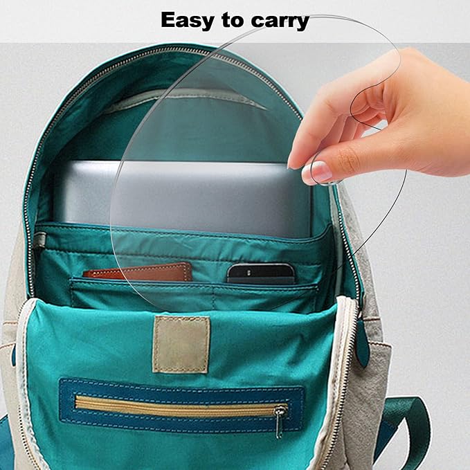 4 Pcs Clear Acrylic Paint Palettes – Premium Transparent Non-Stick Pallet for Oil, Watercolor & DIY Craft Painting