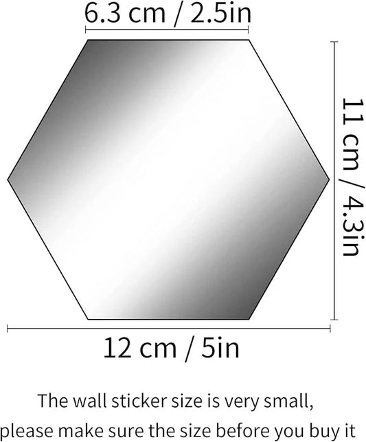 Sulfar Acrylic Mirror - Home Decor Wall Mirror | 24 pieces
