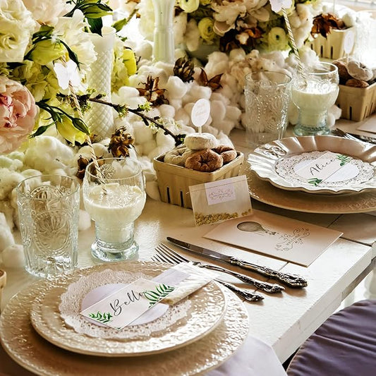 120 Pcs Clear Acrylic Wedding Place Cards Acrylic Table Number Card Blank Name Plate Seating Chart Sign for Wedding DIY Table Setting Banquet Party(Rectangular Style)