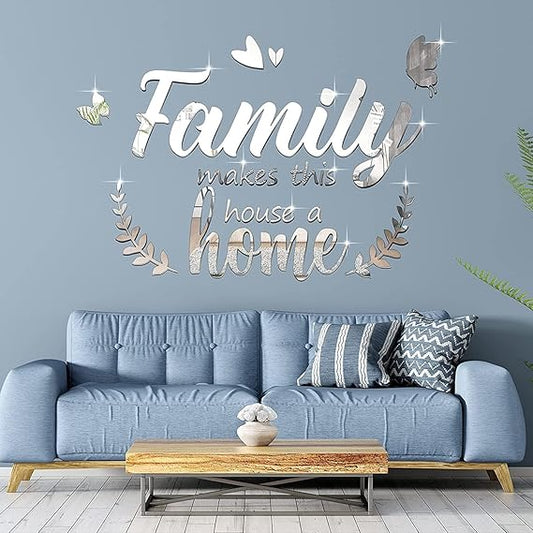 Family Quote Acrylic Wall Decor | Home Wall Art | Gifts For Couples