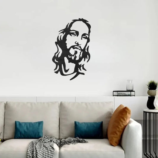 Jesus Chirst's Face - Christmas & Baptism - For Church or Home wall Decal