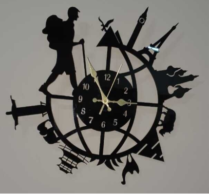 Traveler Clock Acrylic | Woman or Man | Backpacking Traveler Clock
