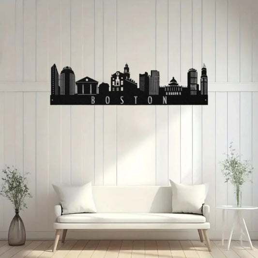 Boston, America - Skyline Acrylic Wall Art - Home Decal - National Day