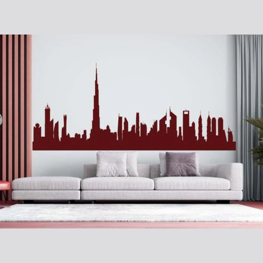 Dubai, U.A.E - Skyline Acrylic Wall Art - Home Decal - National Day