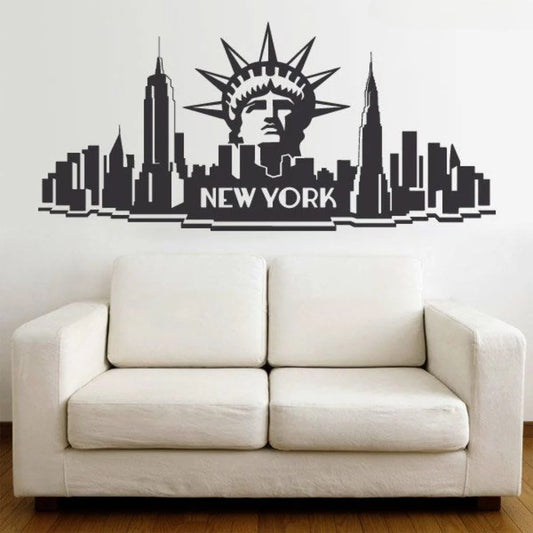 New York America - Skyline Acrylic Wall Art - Home Decal - National Day