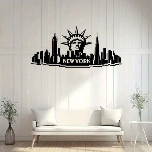 New York America - Skyline Acrylic Wall Art - Home Decal - National Day