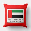 Red UAE Flag Pillow | National Day Cushion | UAE Home & Office Decor