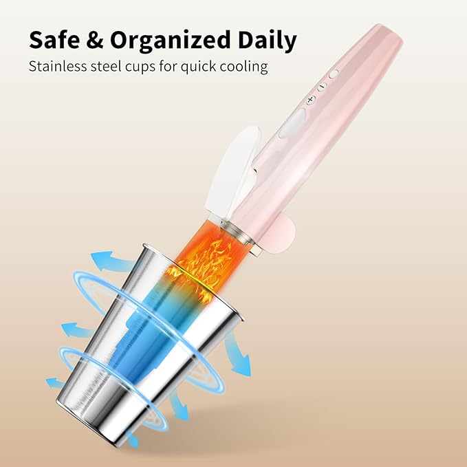 White Acrylic Hair Tool Organizer – Blow Dryer & Styling Holder for Bathroom Countertop & Vanity Storage