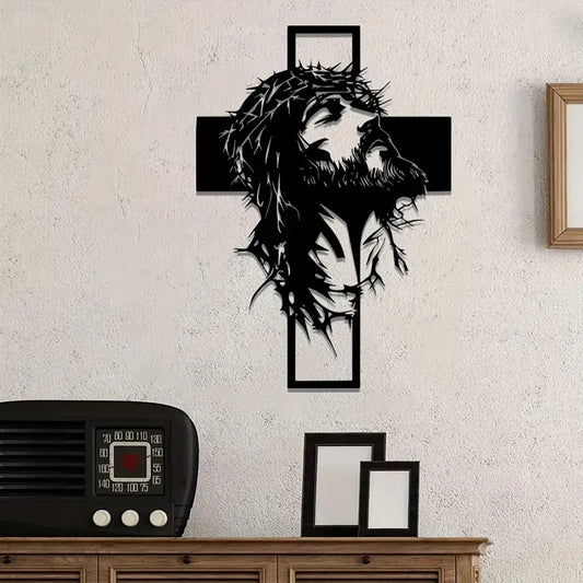 Jesus With Cross - Chrismas Wall Decor