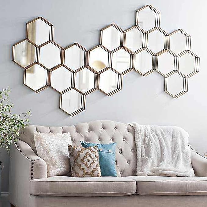 30 Pcs Clear Hexagon Acrylic Sheets – Transparent Acrylic Blanks for DIY Crafts, Painting, Place Cards, Signs & Display Stands