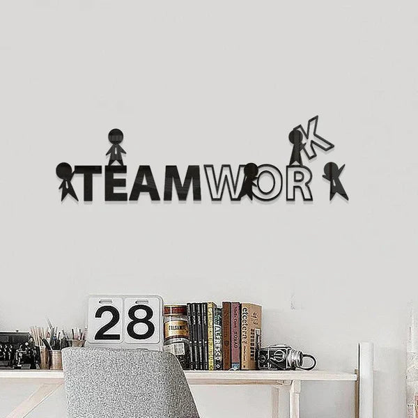 Teamwork wall art | Office Wall Decoration Art | Motivation Wall Decor