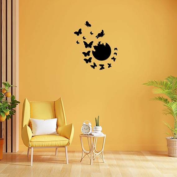 Butterfly Decoration Mirror | 3D Acrylic Mirror for Home Wall