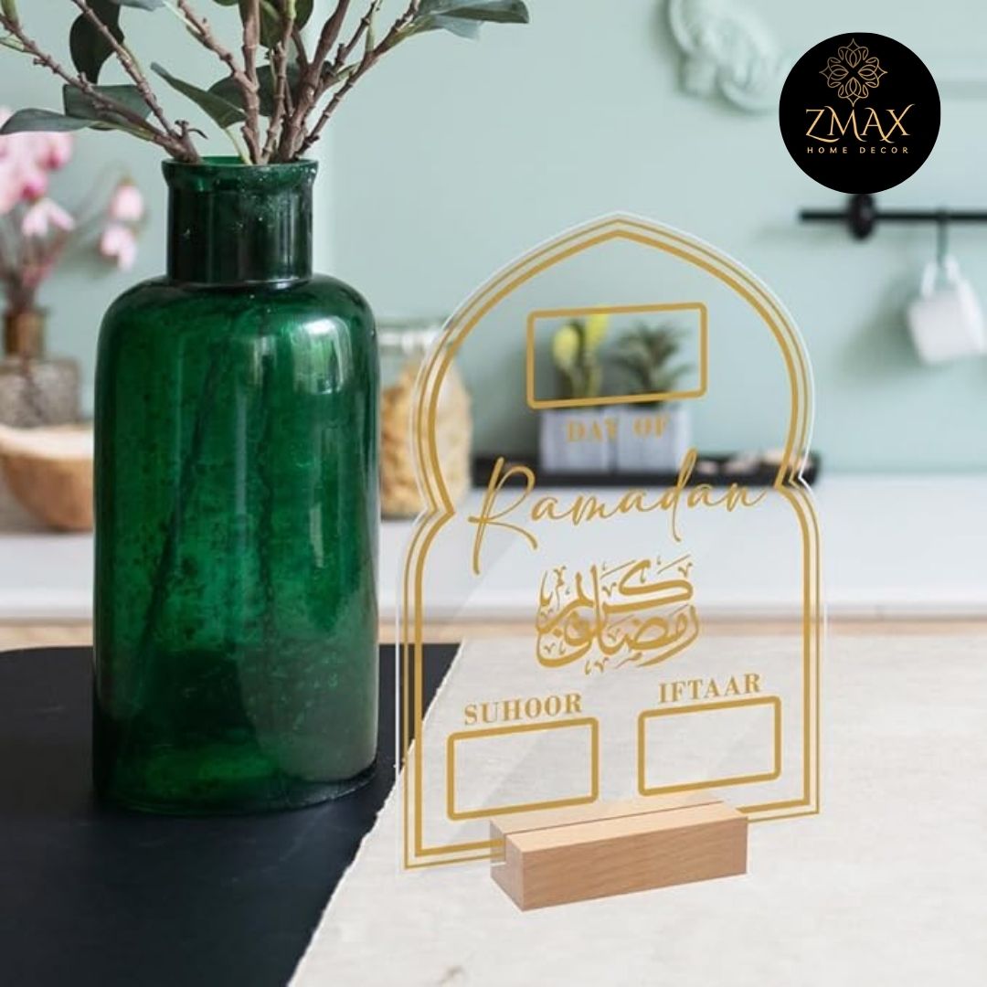 Ramadan Advent Calendar | Ramadan Decorations for Home| Countdown 30 Days Ornaments Calendars | Eid Decorations