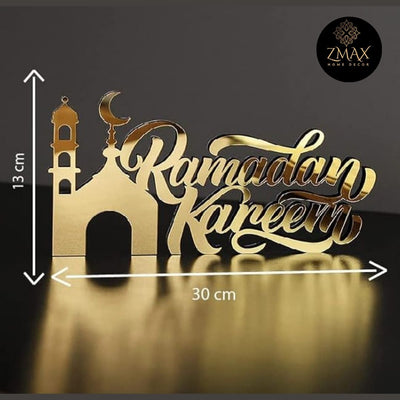 Acrylic Islamic Tabletop Decors | Ramadan Kareem and Eid Mubarak Decoration | Islamic Muslim Gifts