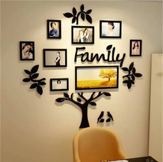 3D Family Tree Acrylic Wall Decor