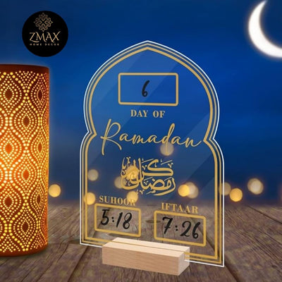 Ramadan Advent Calendar | Ramadan Decorations for Home| Countdown 30 Days Ornaments Calendars | Eid Decorations