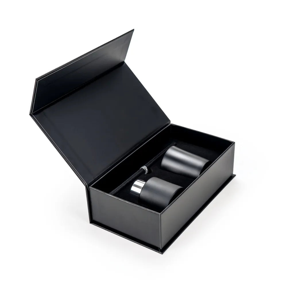 Matte Black Scented Candle and Aroma Reed Diffuser Gift Set