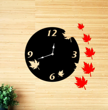 Mapple Leaves 3D Wall Clock M (18×18)